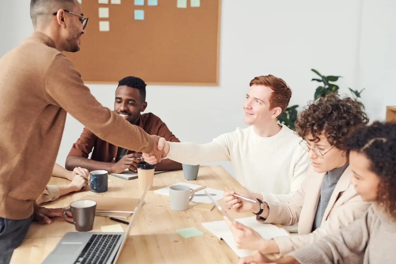 Group of people meeting for company formation